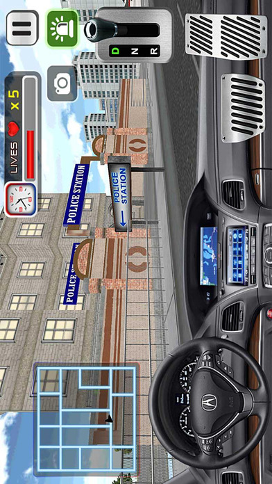 3D城市警车驾驶训练模拟器2