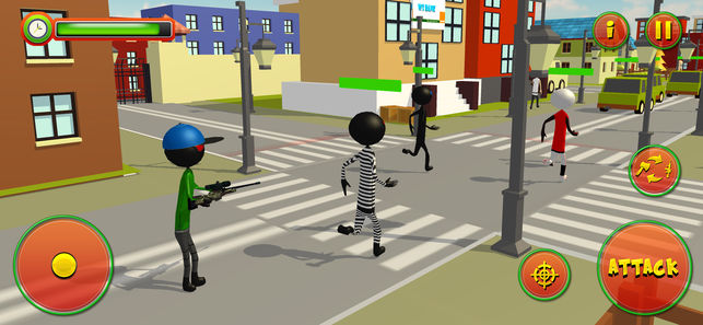 火柴人射击狙擊手之战:联盟犯罪市战争