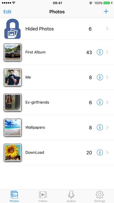 私密相册 - 最安全的私人照片视频录音保险箱柜