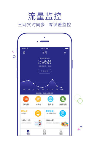 流量营业厅-移动联通电信掌上营业厅！