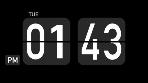 翻页时钟 - 桌面全屏数字闹钟