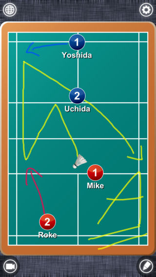 Badminton board