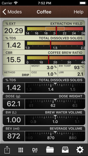 VST CoffeeTools for iPhone
