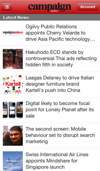 Campaign Asia-Pacific for iPhone