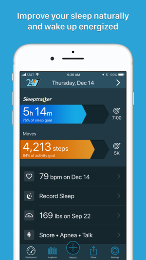 Sleeptracker 24/7 Standalone Monitor, Alarm